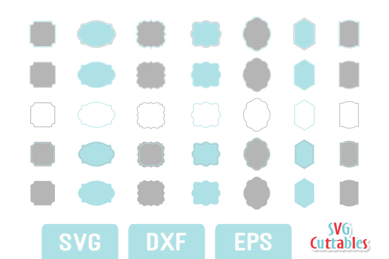 Download Free Frames Svg Labels Svg Set B Crafter File