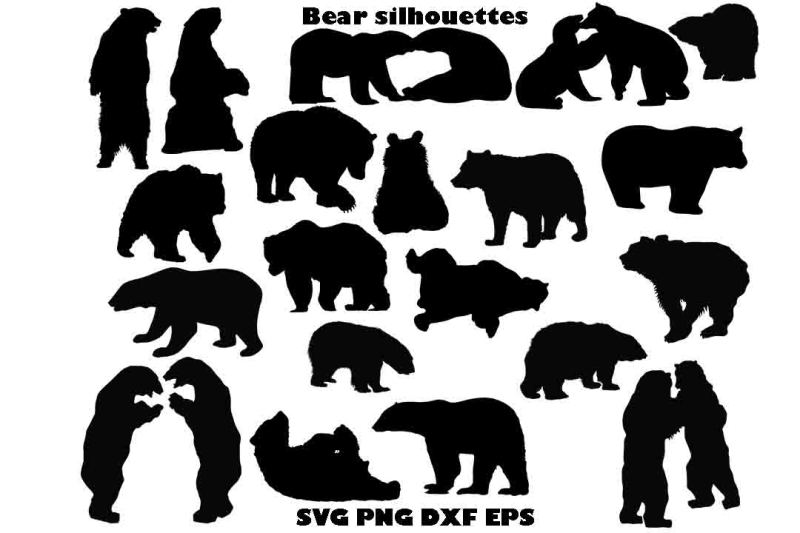 Download Free Bear Silhouette Svg Png Dxf Eps Crafter File Best Free Svg Files Download