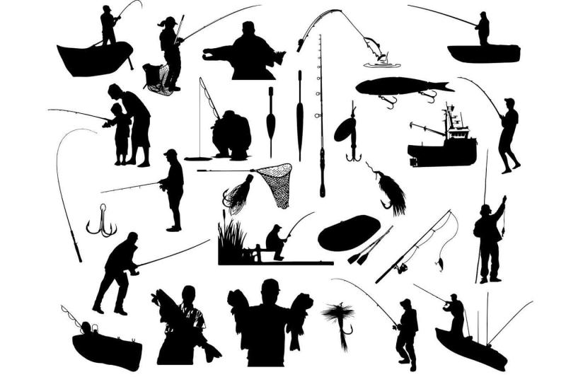 Download Free Fishing Silhouette Svg Dxf Png Eps Crafter File Download Free Svg Cut Files Create Your Diy Projects Using Your Cricut Explore Silhouette