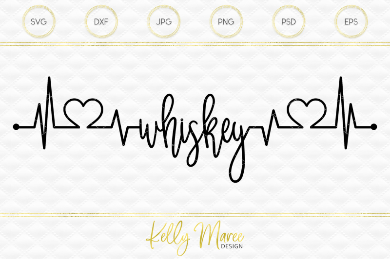 Free Whiskey Heartbeat Svg File Cut File Silhouette Cameo Cricut Crafter File Download Svg Disney Quotes