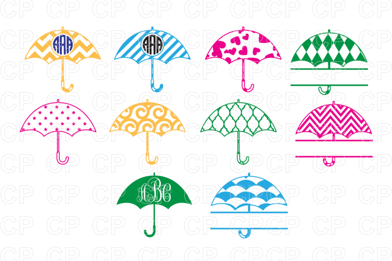 Download Free Umbrella Bundle Svg Cut Files Umbrella Clipart Crafter File Download Free Svg Cut Files Cricut Silhouette Design