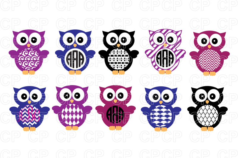 Download Free Owl Svg Bundle Cut Files Owl Clipart Crafter File