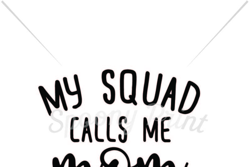 Free My Squad Calls Me Mom Svg Free Gymnast Svg File