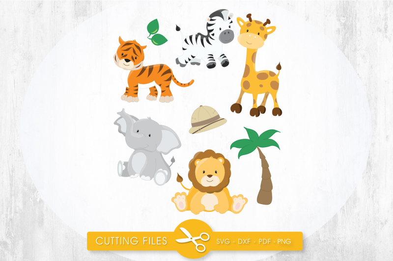 Download Free Safari Animals Svg Png Eps Dxf Cut File Crafter File Free Svg Cut Design File