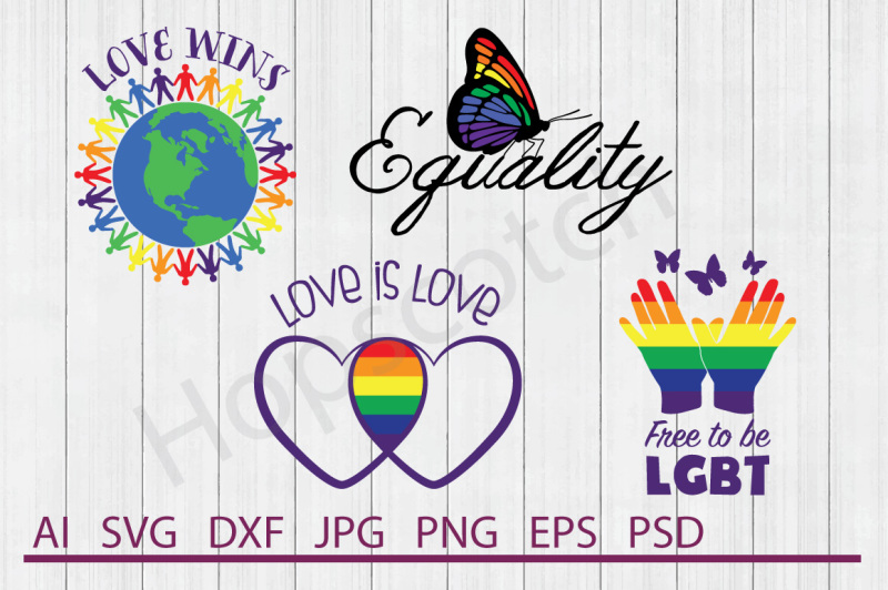 Download Free Lgbt Bundle Svg Files Dxf Files Cuttable Files Crafter File