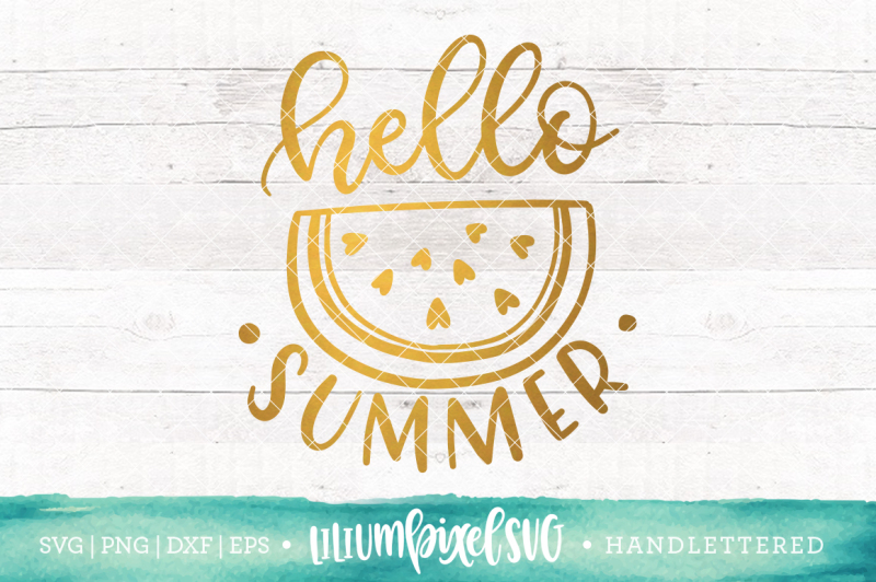 Download Hello Summer Watermelon By Lilium Pixel SVG ...