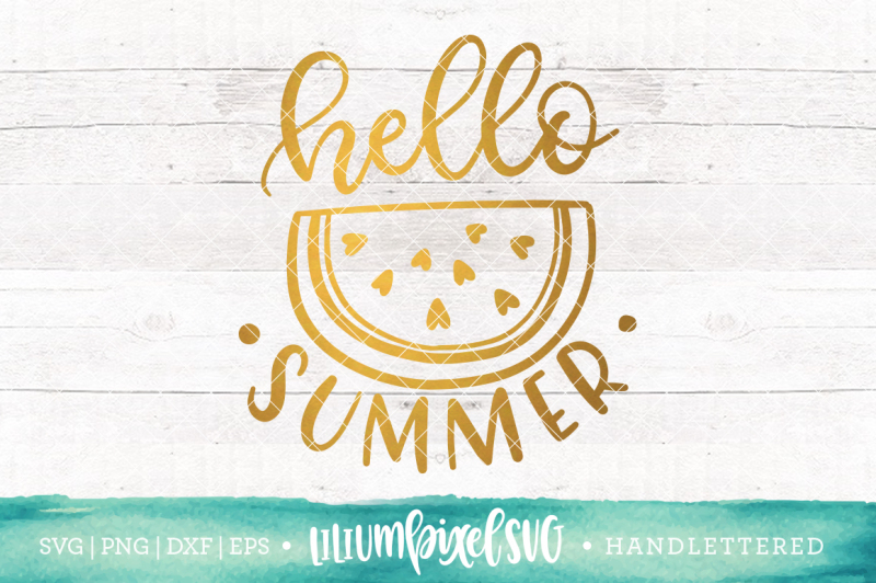 Free Free Hello Summer Watermelon Svg 768 SVG PNG EPS DXF File