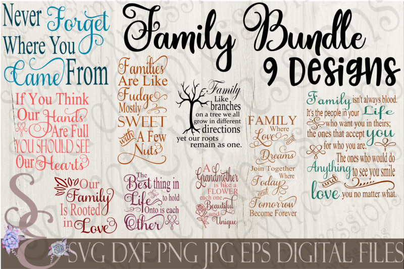 Download Family Bundle Svg Set Scalable Vector Graphics Design Free Svg File Cricut And Silhouette