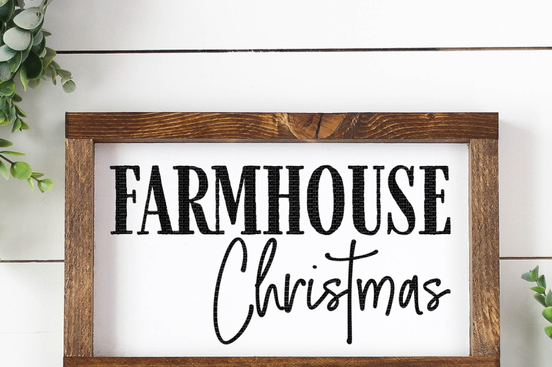 Farmhouse Christmas Cut File By Coffee Grace And Vinyl Thehungryjpeg Com