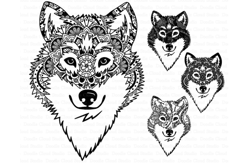 Download Free Wolf Svg Wolf Head Svg Wolf Mandala Svg Files Svg 3d Svg Cut Files PSD Mockup Templates