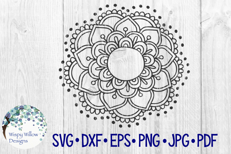 Download Free Mandala Name Monogram Border Frame Crafter File