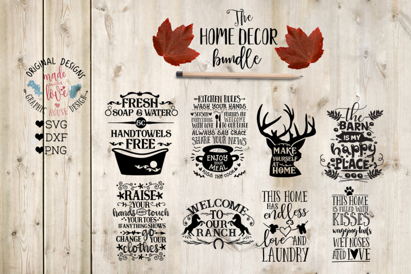 Download Free Home Decor Bundle Cut File Crafter File All Free Svg Cut Files