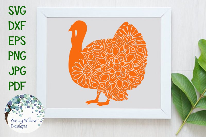 Download Free Turkey Floral Mandala Fall Animal SVG - Free Download ...