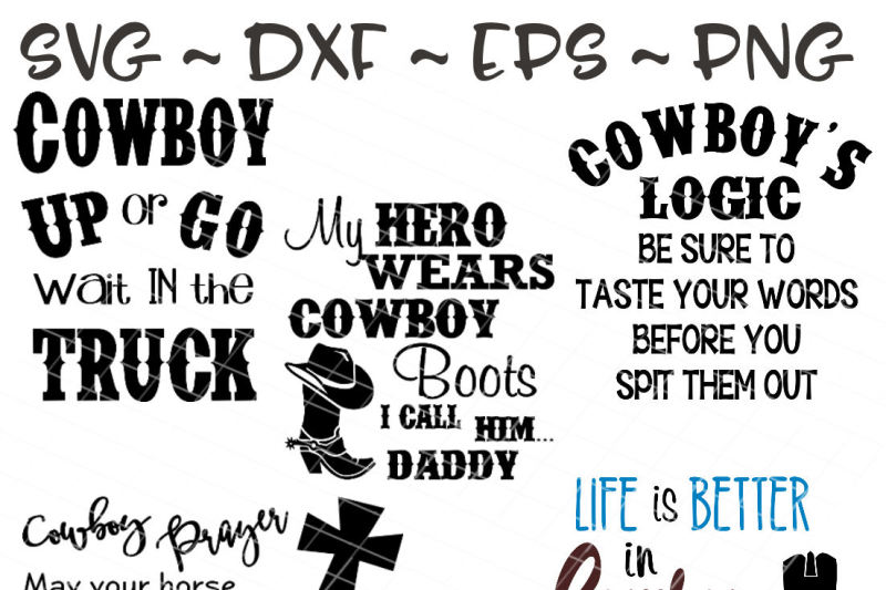 Download Cowboy Saying Bundle #1 By Julies Homemade Jems ...