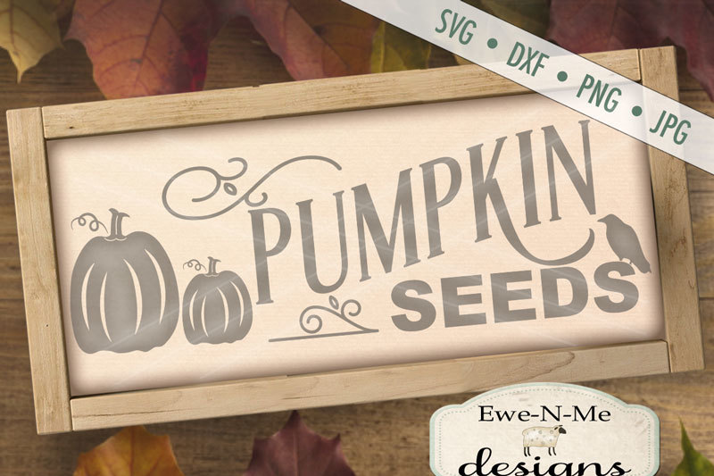 Pumpkin Seeds SVG By Ewe-N-Me Designs | TheHungryJPEG