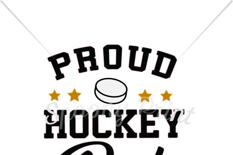 Proud Hockey Dad By Spoonyprint Thehungryjpeg Com