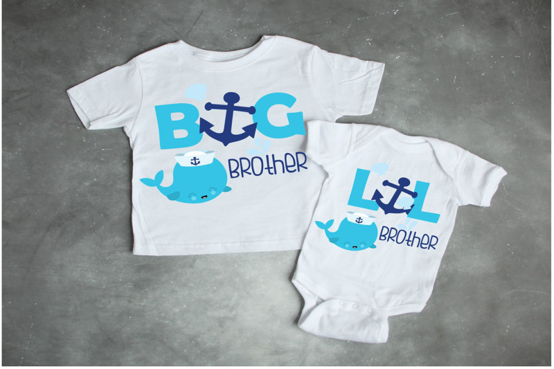 Free Big Brother Little Brother Nautical Anchor Brother Shirts Crafter File 20320 Free Svg Files For Cricut Silhouette And Brother Scan N Cut