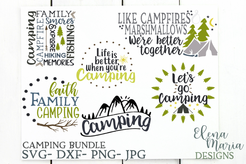 Download Camping SVG Bundle, Camp SVG Files, Summer Svg, Fishing ...