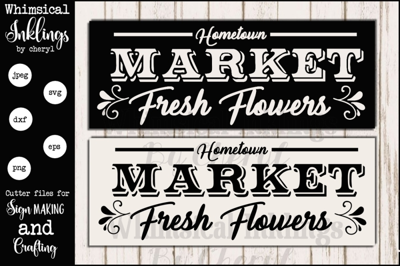 Free Hometown Market Fresh Flowers Svg Crafter File Svg Cut Files