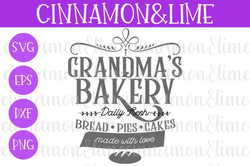 Download Free Grandma S Bakery Vintage Sign Svg Crafter File Cut Files Cups And Mugs