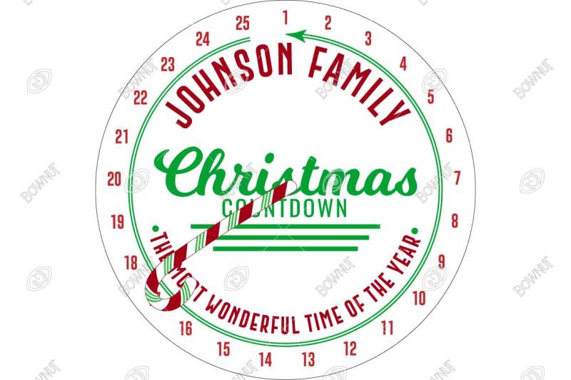 Download Free Cafe Advent Christmas Countdown Stencil Design Crafter File