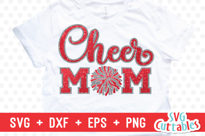 Download Free Free Cheer Mom Cheer Cut File Crafter File SVG DXF Cut File