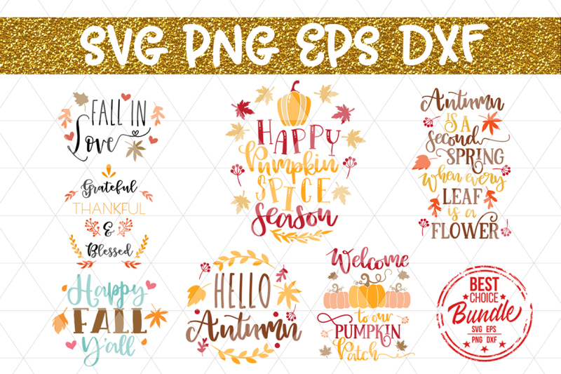 Download Free Fall Autumn Bundle Svg Cut Files Fall Decor Quote Dxf Png Eps Crafter File Free Svg Jpeg Design Files For Cricut Cameo