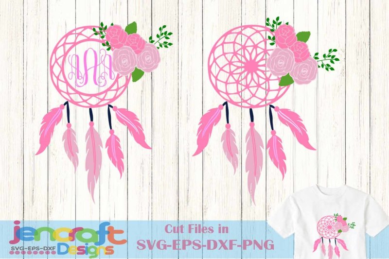 Download Free Free Dreamcatcher Svg Floral Dream Catcher Svg Monogram Frames Crafter File PSD Mockup Template