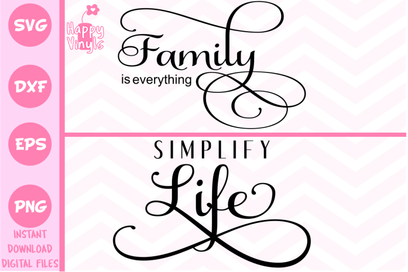 Download Free Family SVG Life SVG TWO DESIGNS! Crafter File - Free ...