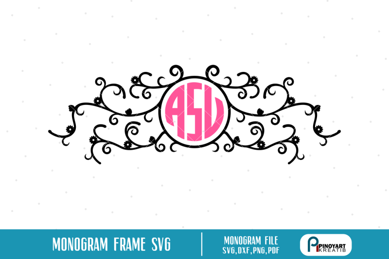 Download monogram frame svg, monogram svg, monogram svg file, svg ...