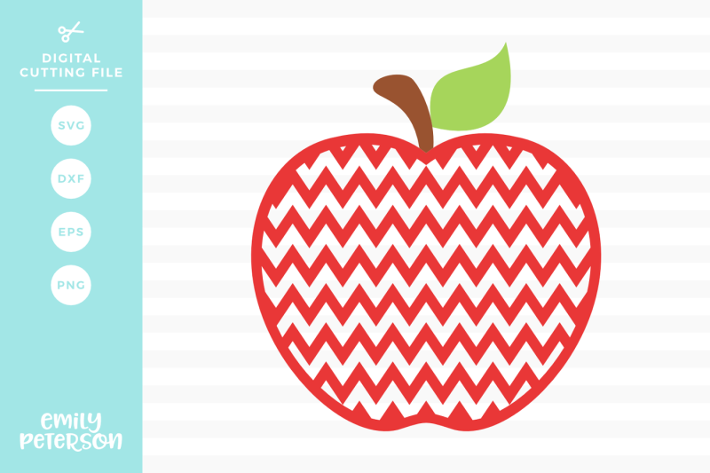 Download Free Chevron Apple Svg Dxf Crafter File