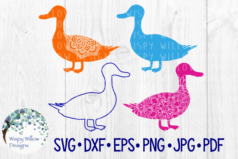 Download Free Duck Bundle Floral Animal Mandala Svg Dxf Eps Png Jpg ...