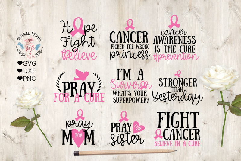 Download Free Cancer Awareness Bundle Crafter File