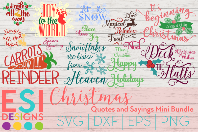 Free Christmas Quotes And Sayings Mini Bundle Svg Dxf Eps Png Crafter File Best Free Svg Cut Files