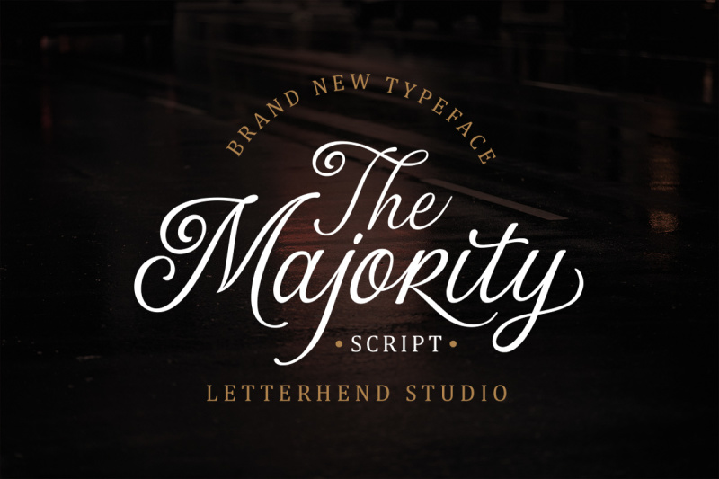 The Majority Script By Letterhend Thehungryjpeg Com