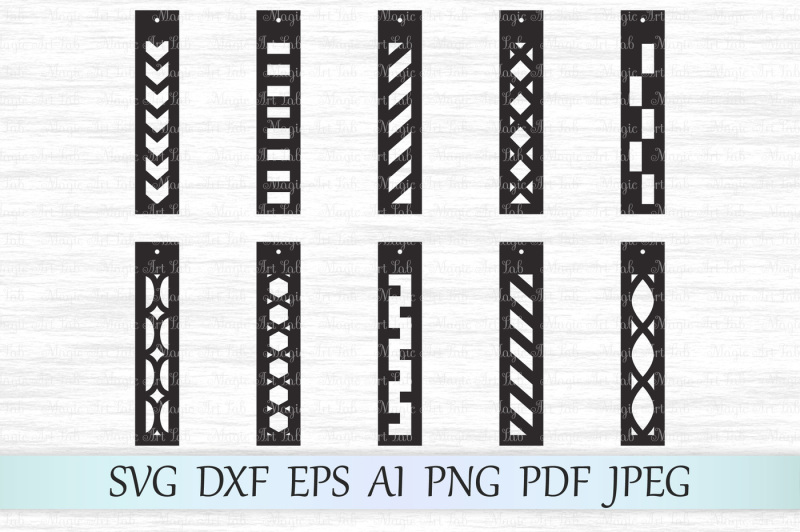 Free Rectangle Earrings Svg Earrings Cut File Earrings Silhouette Dxf Svg Svg Files Download Images