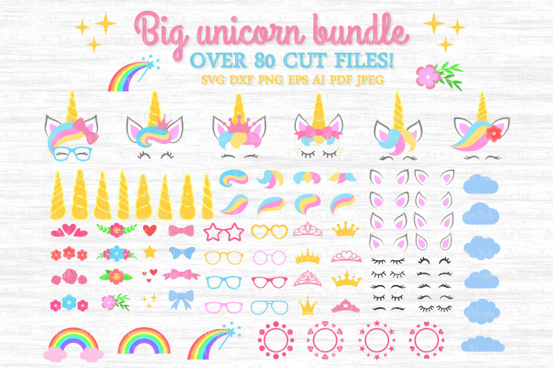 Download Free Unicorn Svg Unicorn Bundle Svg Unicorn Clipart Unicorn Party Svg Crafter File