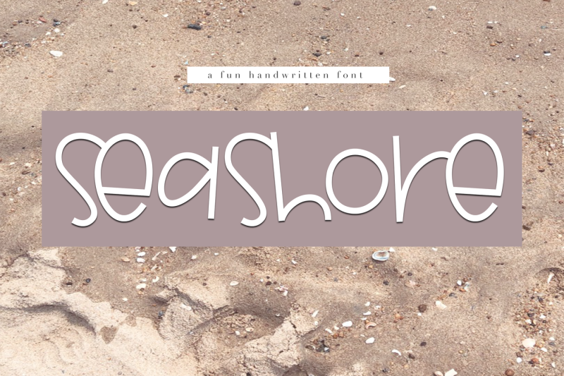 Seashore - A Fun Handwritten Font By KA Designs | TheHungryJPEG