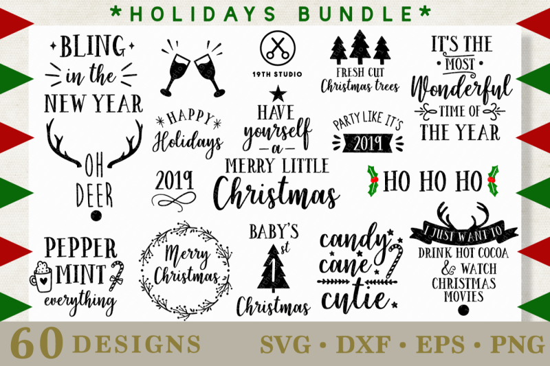 Free Holidays Svg Bundle Crafter File Free Svg Files For Cricut Silhouette And Brother Scan N Cut