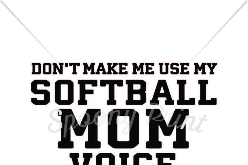Download Free Softball Mom Voice Crafter File Free Svg Files Quotes