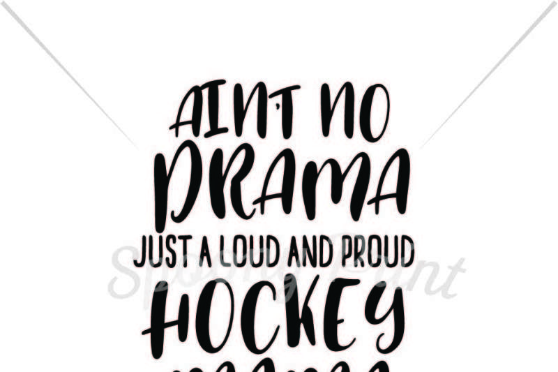 Loud Proud Hockey Mama Design Svg Free Download Love