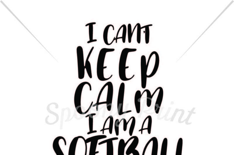 Download Free Keep Calm Softball Mom Crafter File Free Svg Quotes Files