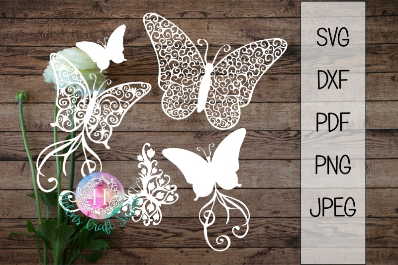 Download Free Free Butterfly Svg Dxf Png Crafter File PSD Mockup Template