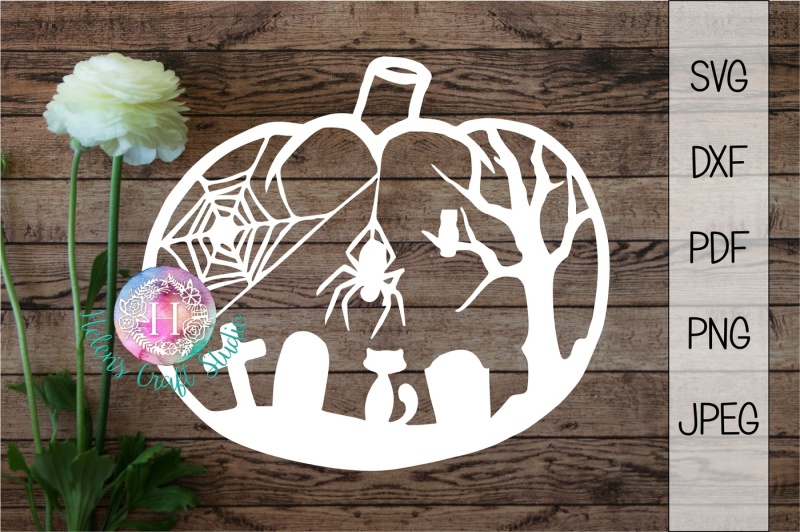 Pumpkin Graveyard Cutting File SVG DXF PNG Design Free Icon SVG Files pumpkin-graveyard-cutting-file-svg-dxf-png-design-free-icon-svg-files
