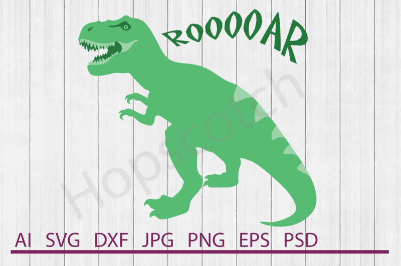 Download T-Rex SVG, T-Rex DXF, Cuttable File By Hopscotch Designs ...