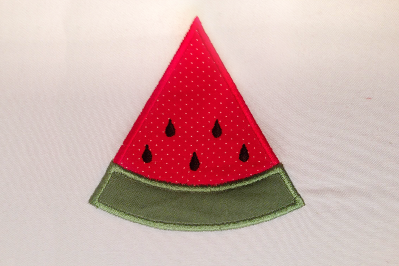 Download Free Watermelon Slice | Applique Embroidery Crafter File