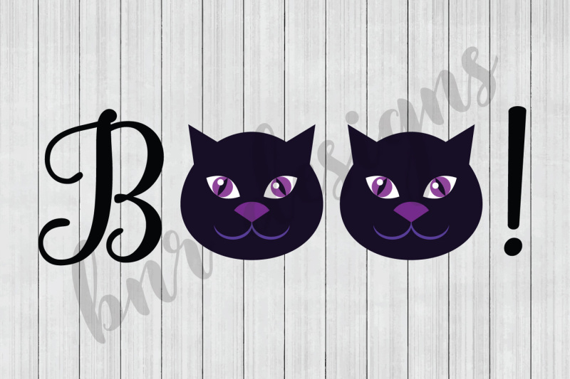 Free Halloween Svg Boo Svg Black Cat Svg Files Dxf File Svg Free Svg Files Images Cut Files