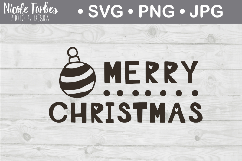 Download Free Merry Christmas Svg Cut File Crafter File