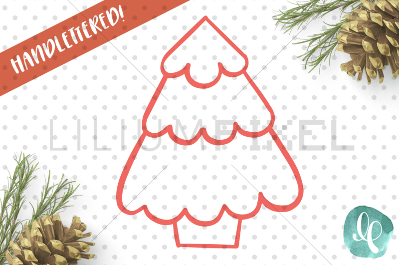 Download Scallop Christmas Tree/ SVG PNG DXF Design - SVG Cut File Free