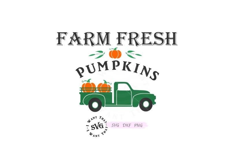 Download Free Farm Fresh Pumpkins With Vintage Truck Svg Free Dinosaur Svg Cut Files